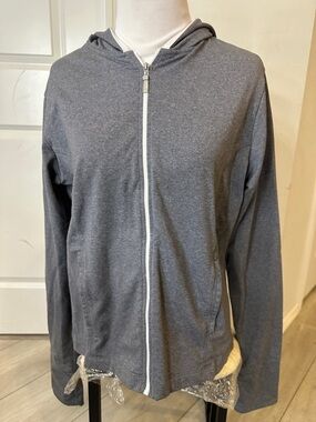 Champion Gray Full-Zip Hoodie Jacket